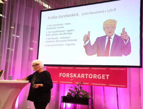 Så blev det bokmässa och höst – några bilder från forskartorget i oktober 2023 , foto Hampus Haara